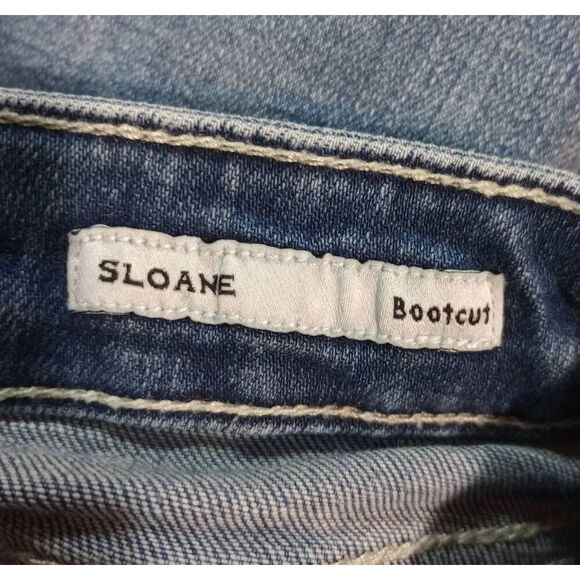 Dear John Jeans Ladies 32 Sloan‎ Bootcut Distressed - Picture 8 of 10